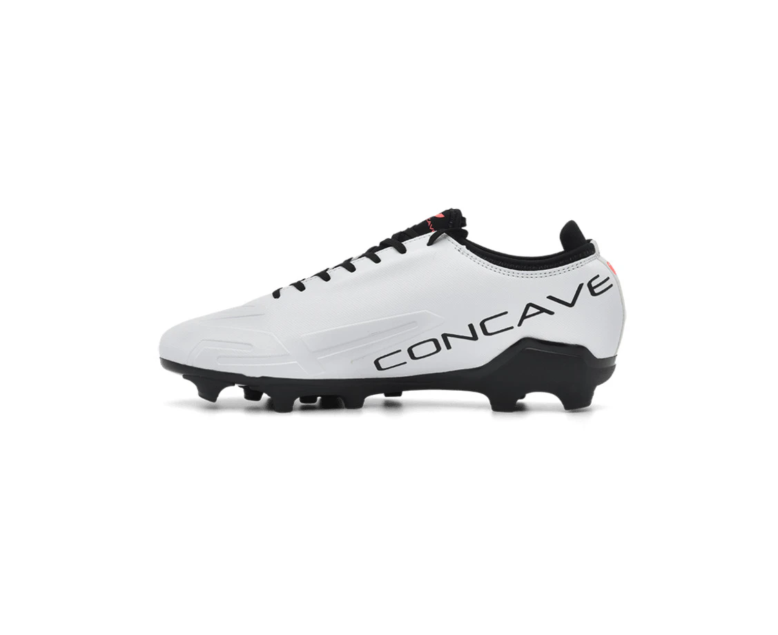 CONCAVE Halo V2 FG Football Boots - White Solar Black - Youth - Kids