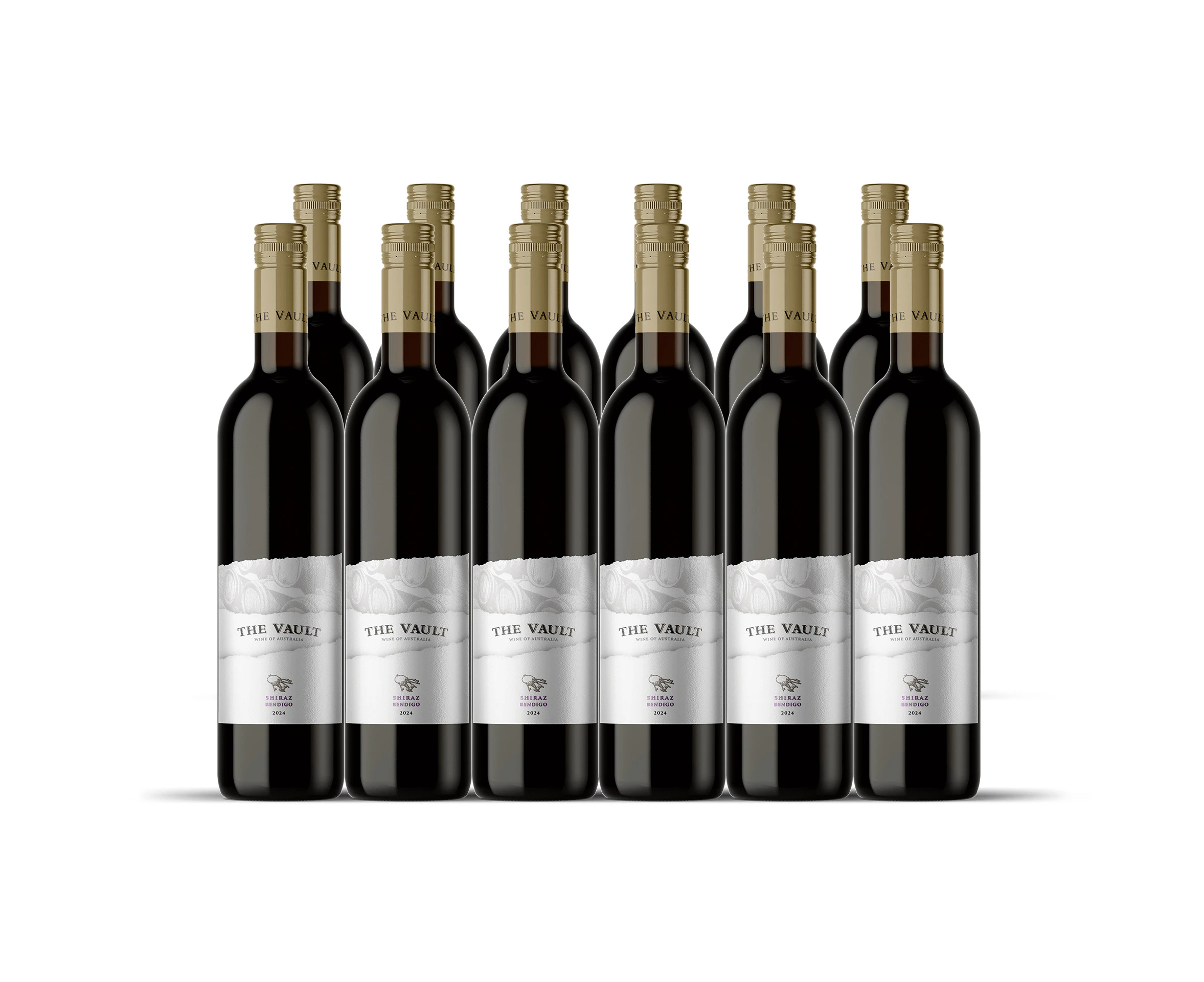 12 Bottles of 2023 The Vault Shiraz 750ML