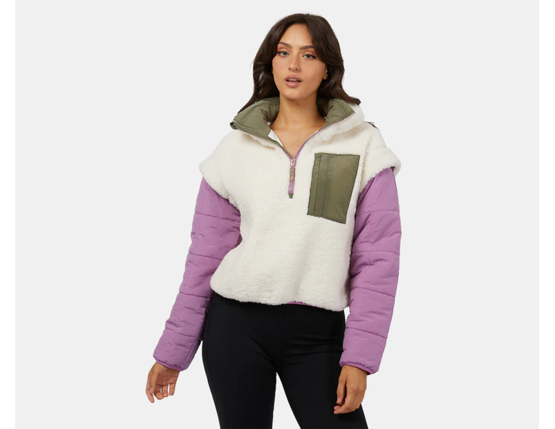 All About Eve Women's Arctic Teddy Jacket - Multi