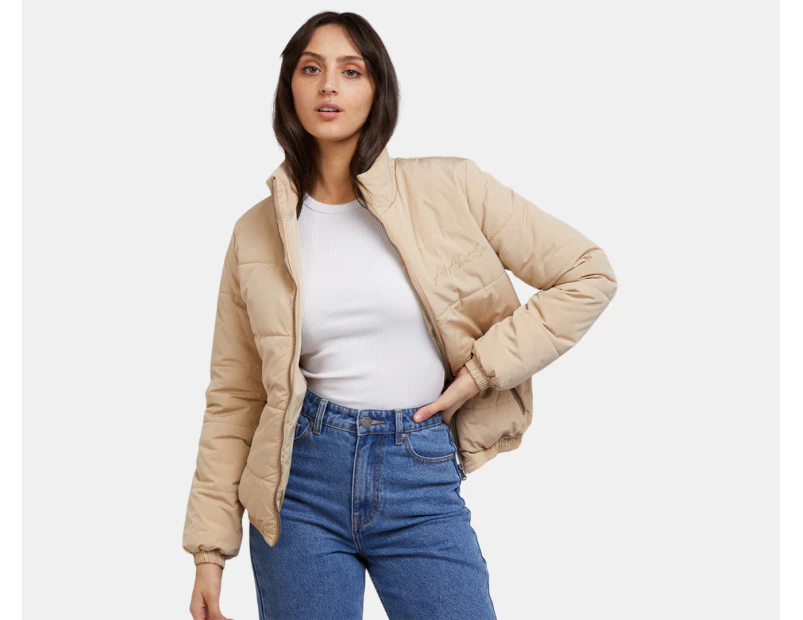 All About Eve Women's Classic Puffer Jacket - Oatmeal