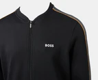 Hugo Boss Men's Collar Tracksuit Jacket - Black