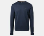 Hugo Boss Men's Tracksuit Sweatshirt - Navy/White