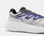 Salomon Men's Aero Glide 2 Running Shoes - White Phantom/Spectrum Blue