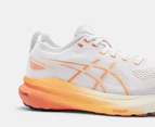 ASICS Women's GEL-Kayano 31 Running Shoes - White/Faded Orange