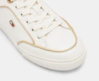 Tommy Hilfiger Women's Flag Court Sneakers - Ancient White