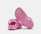 Crocs Kids' Classic Glitter Clogs - Pink Tweed