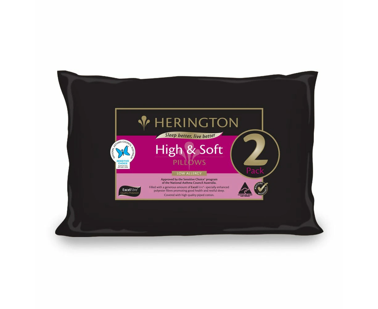 Herington Set of 2 High Soft Pillows