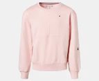 Tommy Hilfiger Youth Girls' Essential Crewneck Sweatshirt - Pink