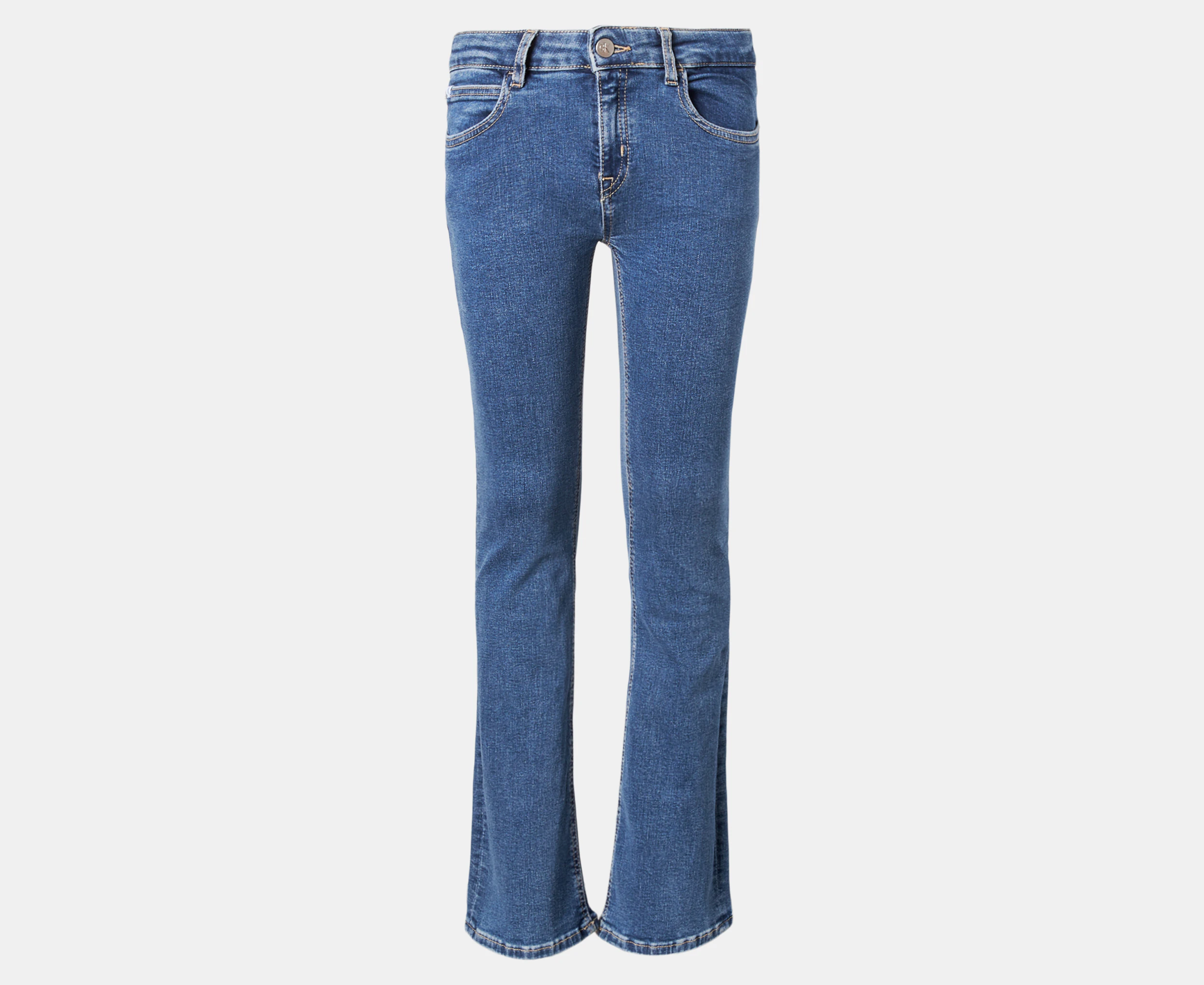 Calvin Klein Jeans Youth Girls' Flare Stretch Jeans - Essential Blue