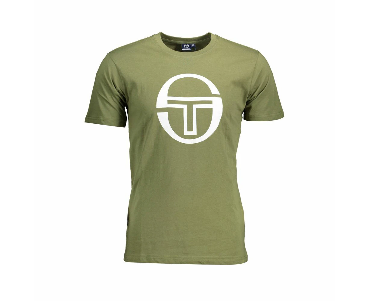 Sergio Tacchini Green Cotton T Shirt