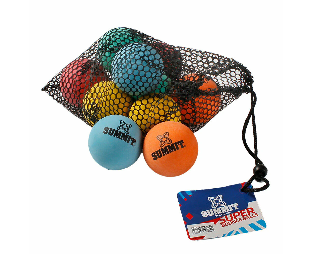 SUMMIT School Bounce Balls - Perfect for School Handball - 10 Pack