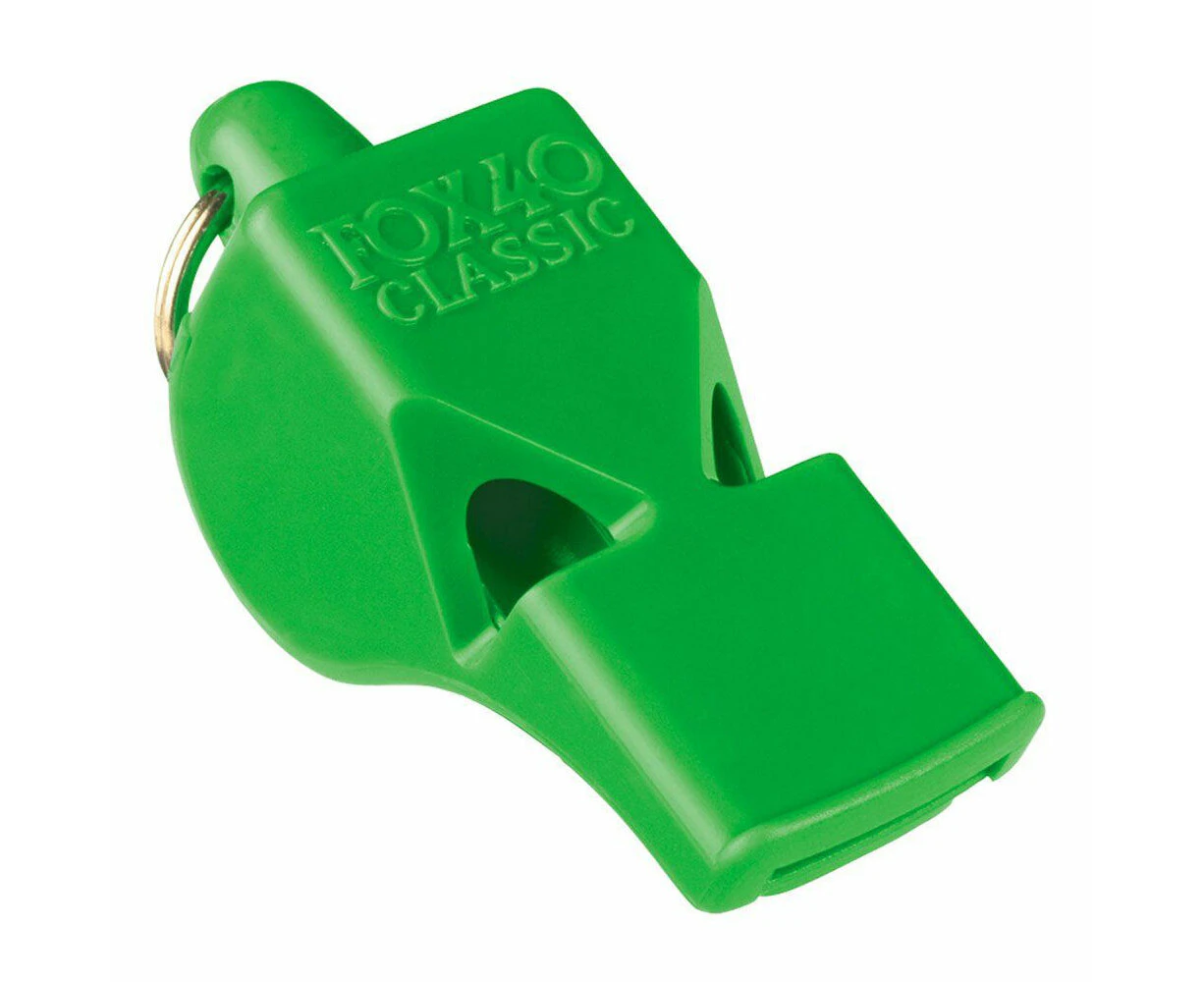 Fox 40 Summit Classic Whistle Coaching/Training Sports Accessory Neon Green