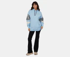 All About Eve Women's Summit Oversized Hoodie - Light Blue