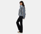 All About Eve Women's Snow Leopard Teddy Jacket - Multi