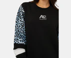 All About Eve Women's Summit Oversized Crew - Black