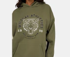 All About Eve Women's Wildcat Oversized Hoodie - Khaki