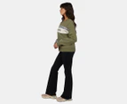 All About Eve Women's Glacier Fitted Crew - Khaki