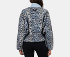 All About Eve Women's Snow Leopard Teddy Jacket - Multi