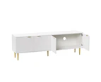 Artiss TV Cabinet Entertainment Unit Stand Storage 180CM White