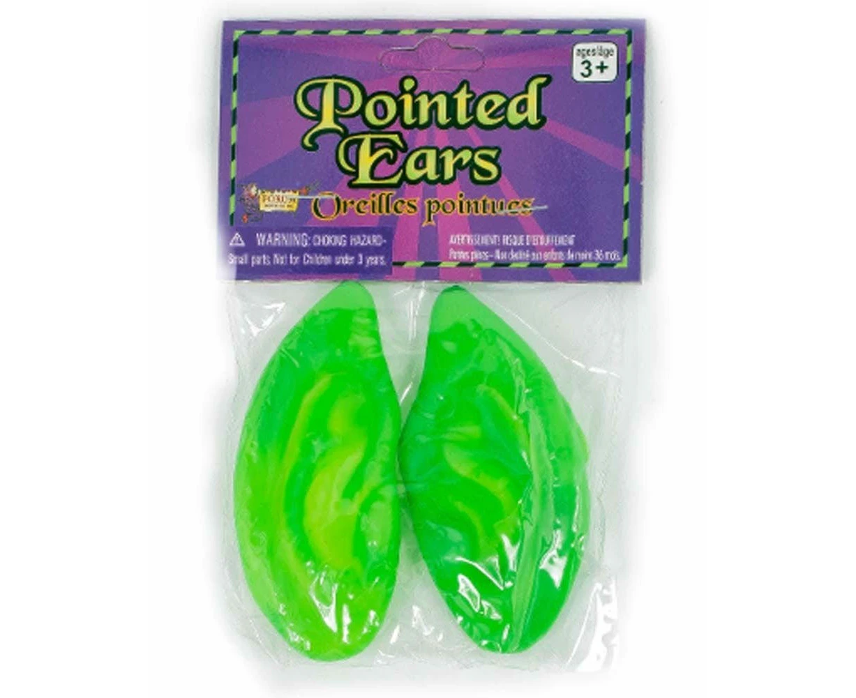 Pointed Green Elf Ears