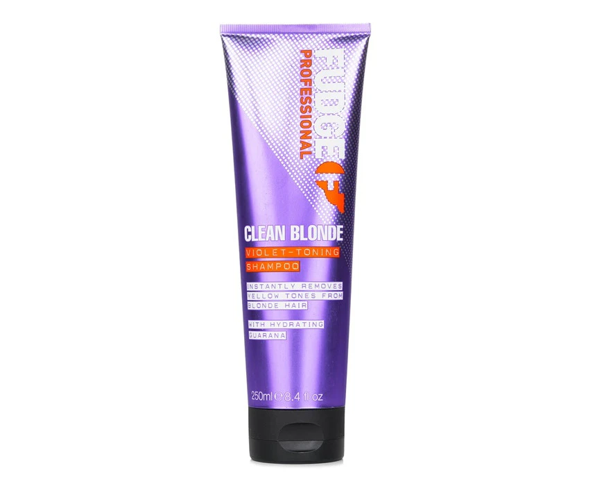 Fudge Clean Blonde VioletToning Shampoo (Removes Yellow Tones From Blonde Hair) 250ml/8.4oz