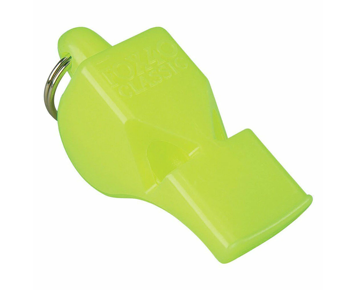 Fox 40 Summit Classic Whistle Coaching/Training Sports Accessory Neon Yellow