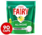 Fairy All in One Dishwashing Capsules Lemon 90pk