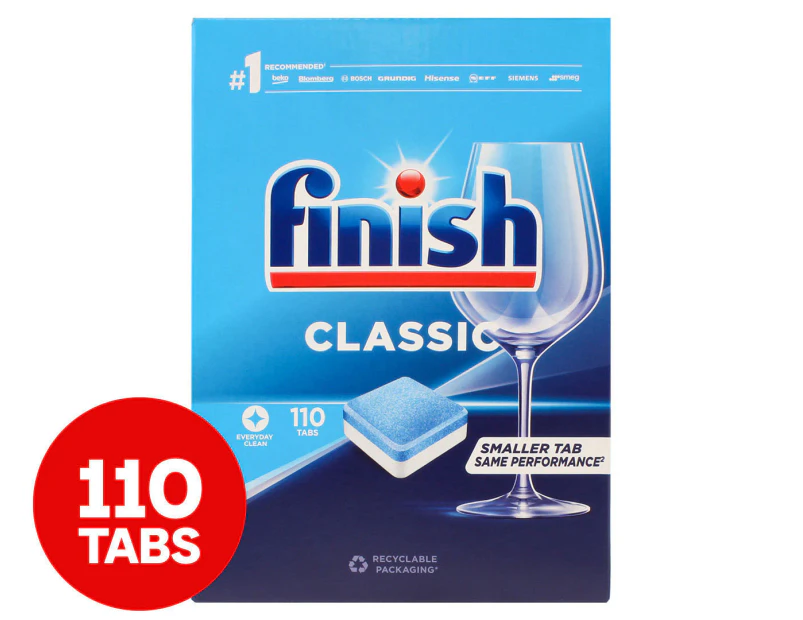 110 Pack Finish Dishwashing Tablets