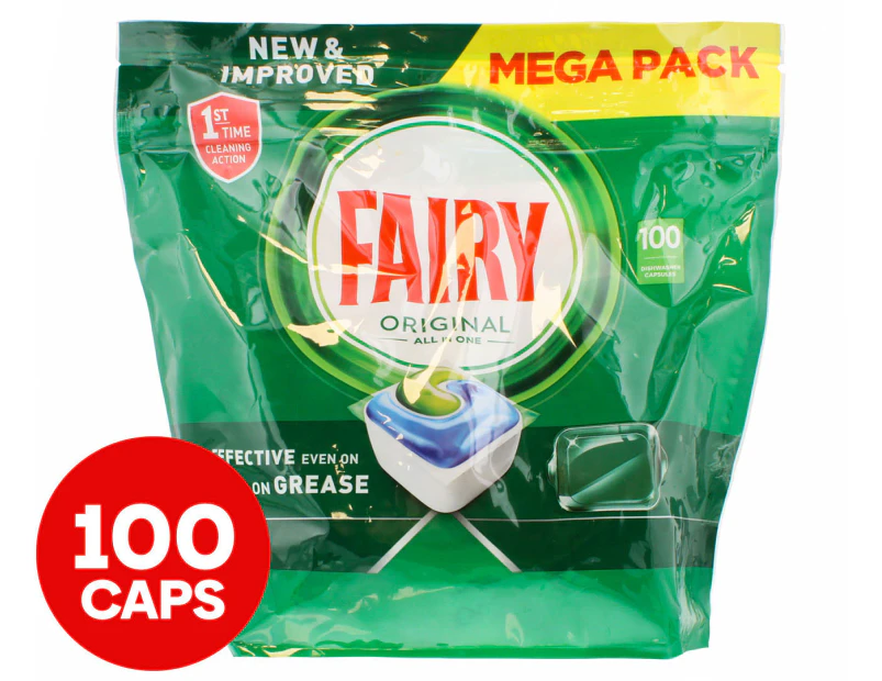 Fairy Original All in One Dishwashing Capsules 100pk