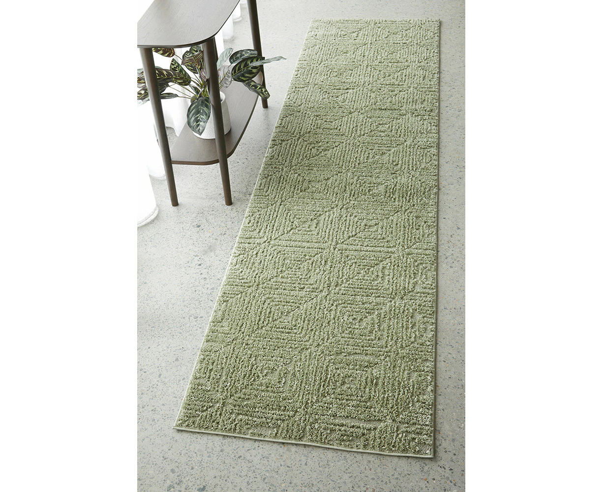 Envy Shilo Green Runner Rug