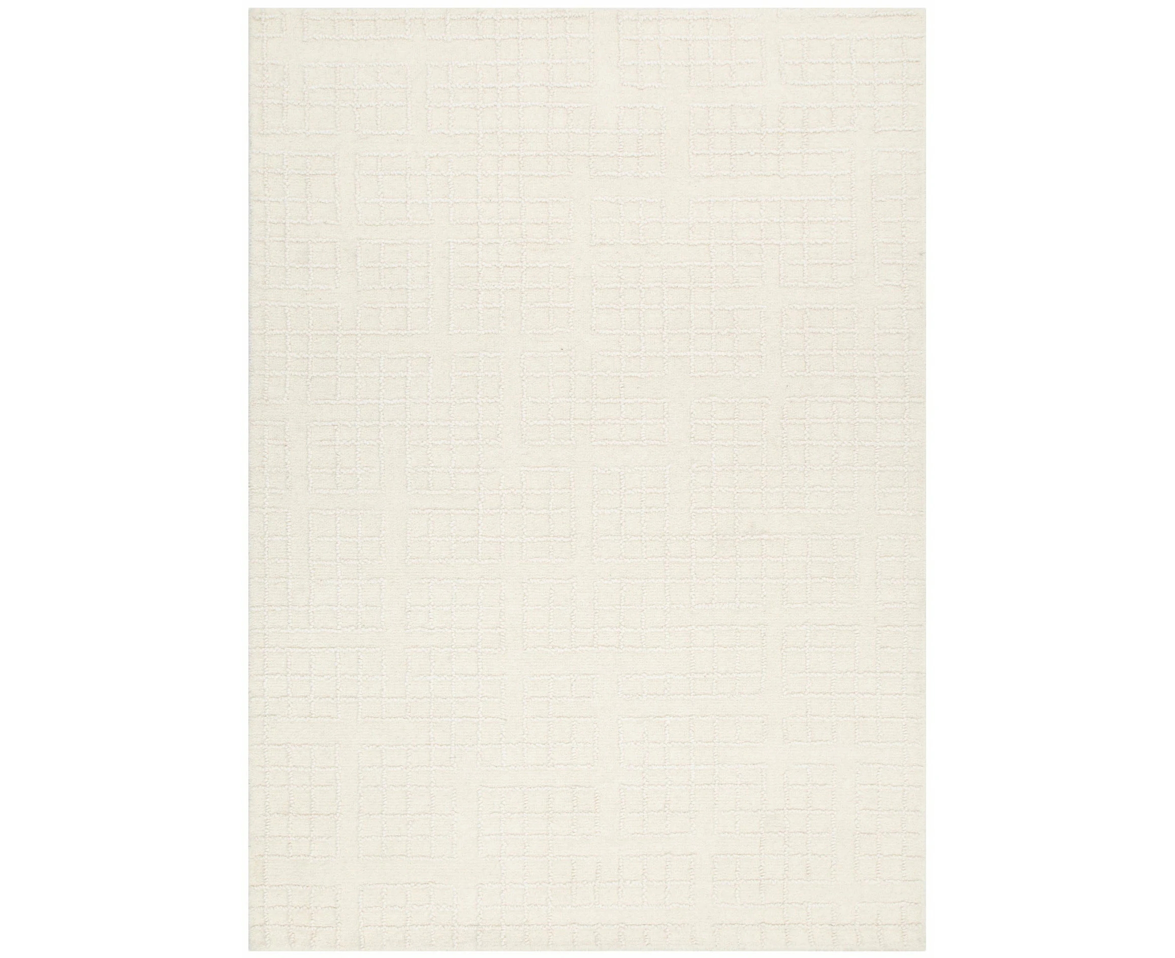 Cheapest Rugs Online Abasco Knitted Wool In Ivory Rug