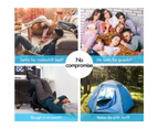 STARRY EUCALYPT Folding Mattress Foldable Sofa Lounge Foam Chair Portable Double