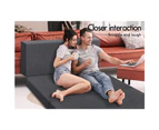 STARRY EUCALYPT Folding Mattress Fabric Foldable Sofa Lounge Foam Chair Portable Double