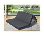 STARRY EUCALYPT Folding Mattress Fabric Foldable Sofa Lounge Foam Chair Portable Double