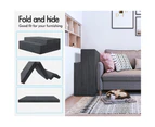 STARRY EUCALYPT Folding Mattress Foldable Sofa Lounge Foam Chair Portable Single