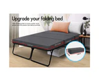 STARRY EUCALYPT Folding Mattress Fabric Foldable Sofa Lounge Foam Chair Portable Double