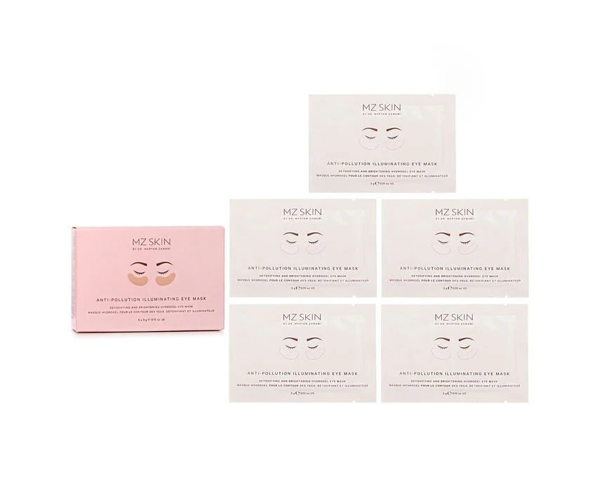 MZ Skin AntiPollution Illuminating Eye Masks 5x 3g/0.1oz