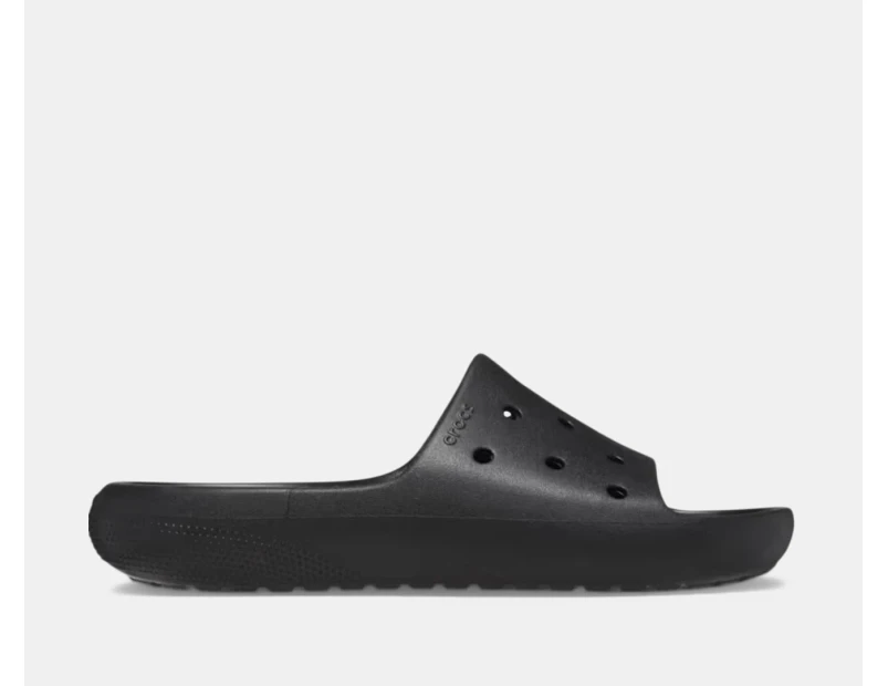 Crocs Unisex Classic V2 Slides - Black