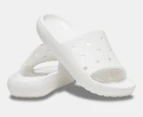 Crocs Unisex Classic V2 Slides - White