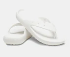 Crocs Unisex Classic V2 Flip Thongs - White