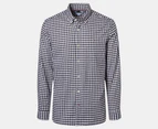 Tommy Hilfiger Men's Classic Oxford Gingham Shirt - Dark Sable/Optic White