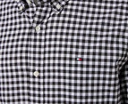 Tommy Hilfiger Men's Classic Oxford Gingham Shirt - Dark Sable/Optic White