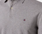 Tommy Hilfiger Men's Regular Long Sleeve Polo Shirt - Grey Heather