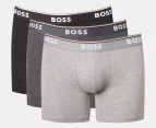 Men's Power 3-Pk. Tipped Logo Waistband Boxer Briefs