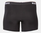 Hugo Boss Men's Power Cotton Stretch Boxer Briefs 3-Pack - Black/Charcoal/Grey