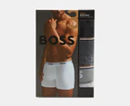 Hugo Boss Men's Power Cotton Stretch Boxer Briefs 3-Pack - Black/Charcoal/Grey