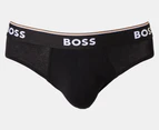 Hugo Boss Men's Power Cotton Stretch Briefs 3-Pack - Black