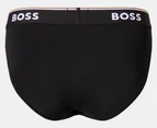 Hugo Boss Men's Power Cotton Stretch Briefs 3-Pack - Black