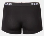 Hugo Boss Men's Power Cotton Stretch Trunks 3-Pack - Black