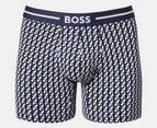 Hugo Boss Men's Bold Cotton Stretch Boxer Briefs 3-Pack - Black/Navy/Patterned